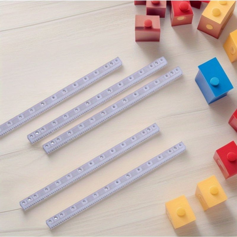 A Mechanical Kit With 5 Racks And 10 Gears For Creating Moving Science At Home - Image 4