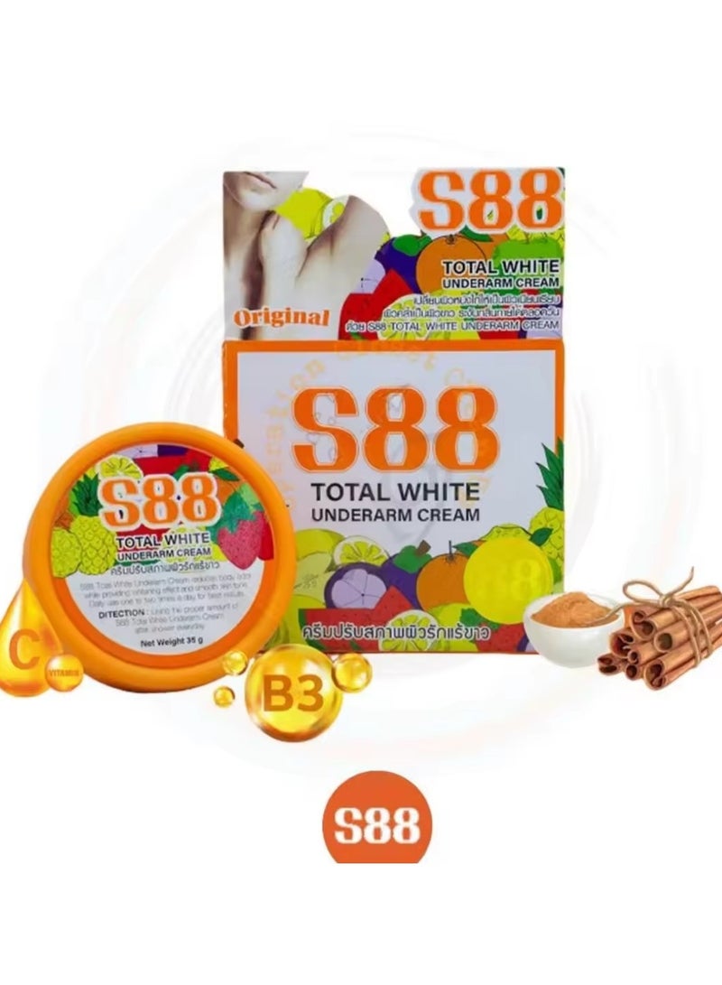 S88 أبيض بالكامل كريم توتال وايت تحت الإبط - Image 2