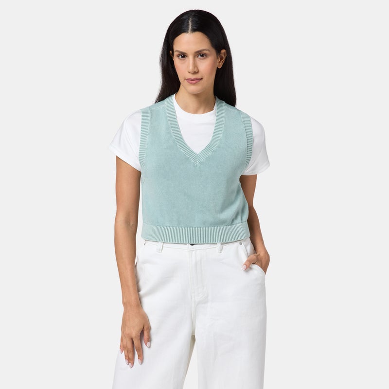 VANS Women's Syd Sweater Vest - Image 1