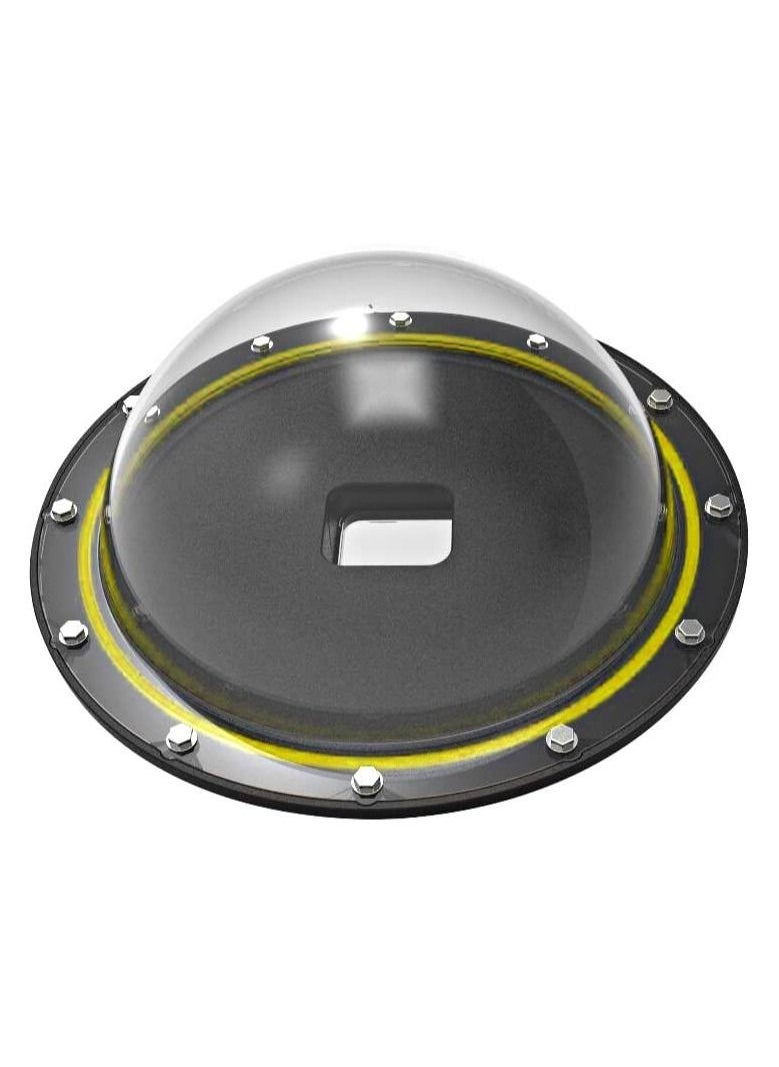 TELESIN - 6'' T05 Underwater Dome Port Housing Waterproof Lens Hood Dome Diving with Dome Storage Bag - Image 1