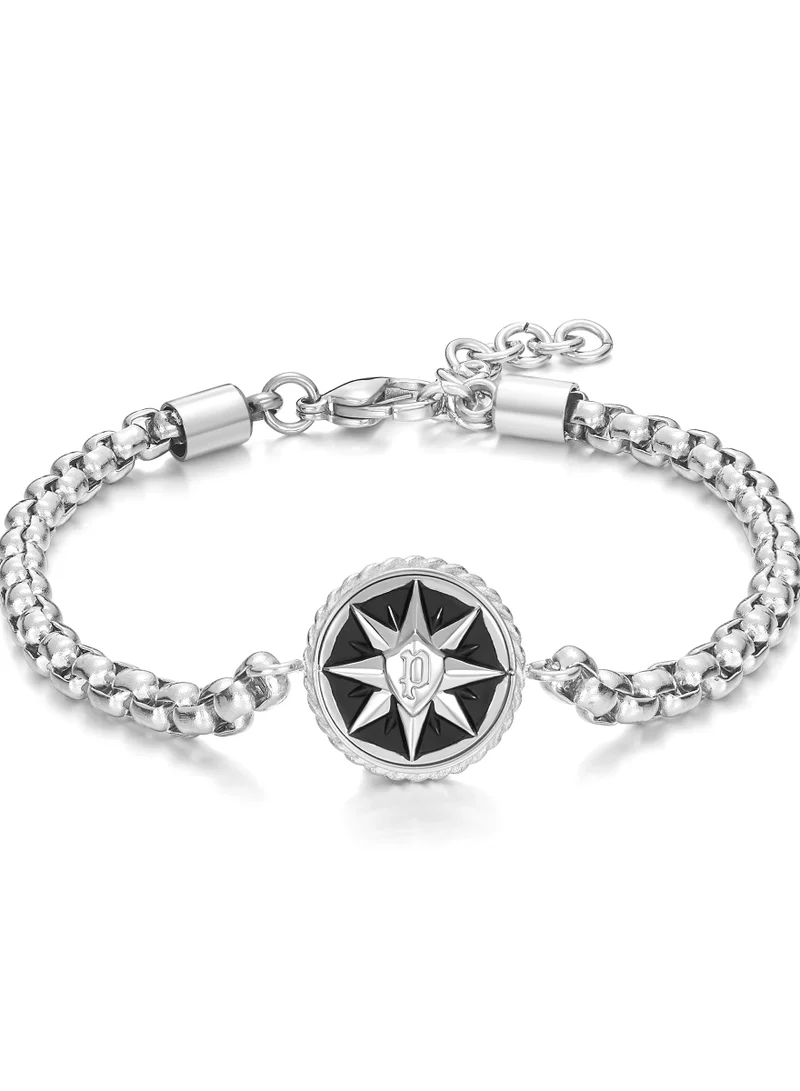 POLICE Octogram Gents Stainless Steel Bracelet