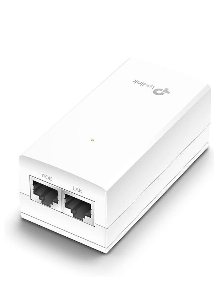 TP-Link TL-PoE4818G محقن PoE سالب 48V/18W | محول PoE جيجابت | توصيل وتشغيل | يصل إلى 100 متر (325 قدم) | تصميم قابل للتثبيت على الحائط - Image 1