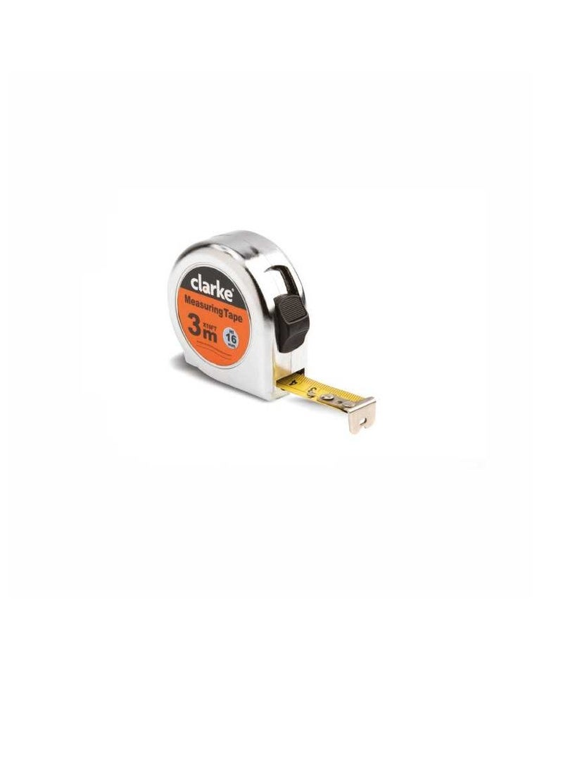 Clarke Measuring Tape Chrome Body - Image 1
