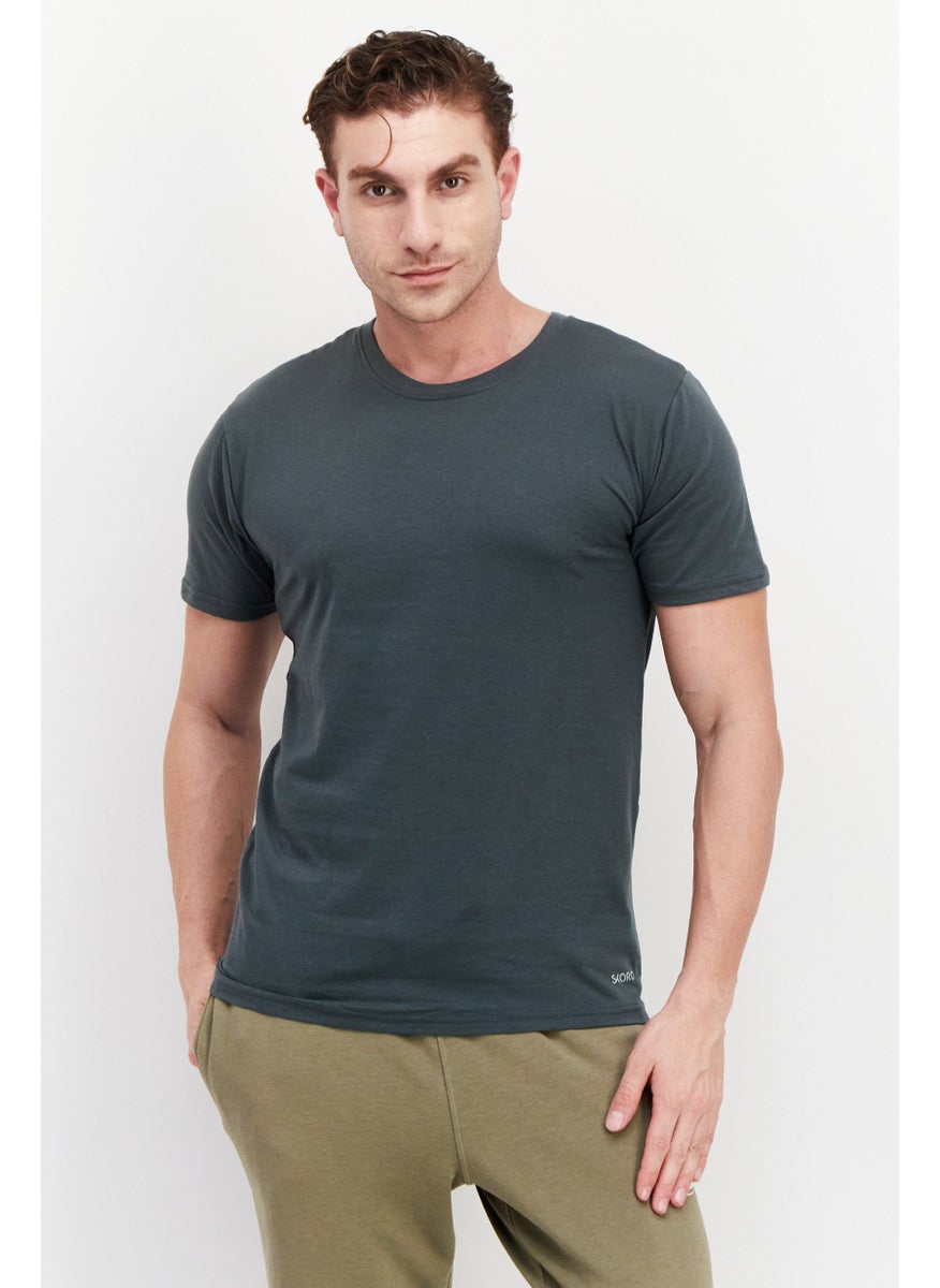 Men 5 Pieces Crew Neck Short Sleeves Plain T-Shirt, Blue - pzsku/ZF2F25EB5107C83921E0AZ/45/_/1726109262/5aa39e14-fa71-4fea-a414-2c7819a84e4f