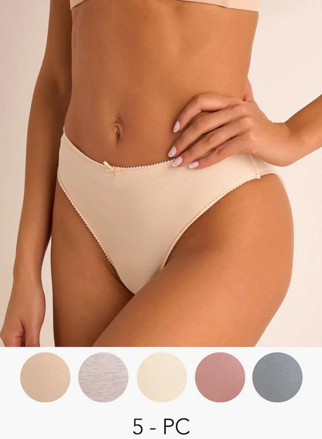 سبلاش فيڤ طقم  - سراويل داخلية بيكيني بفيونكة