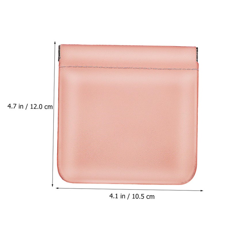Mini PU Leather Makeup Bag 2Pcs Set Portable Cosmetic Pouch For Travel Jewelry Storage - Image 4