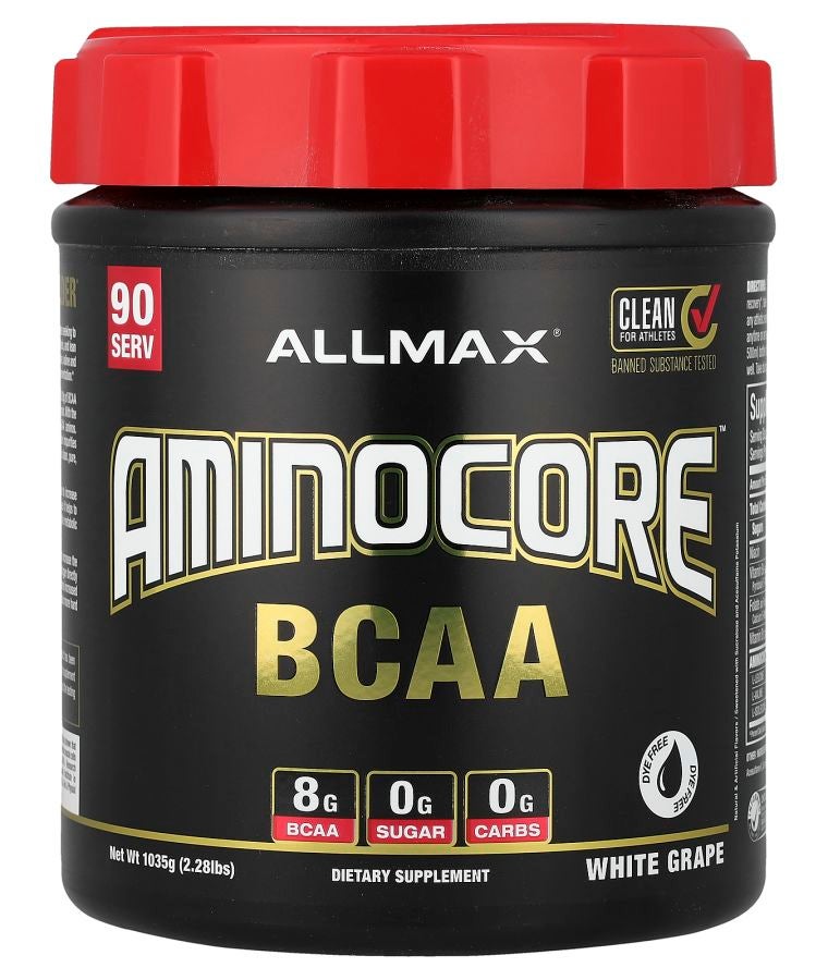Allmax AMINOCORE™ BCAA White Grape 2.28 lbs (1035 g)