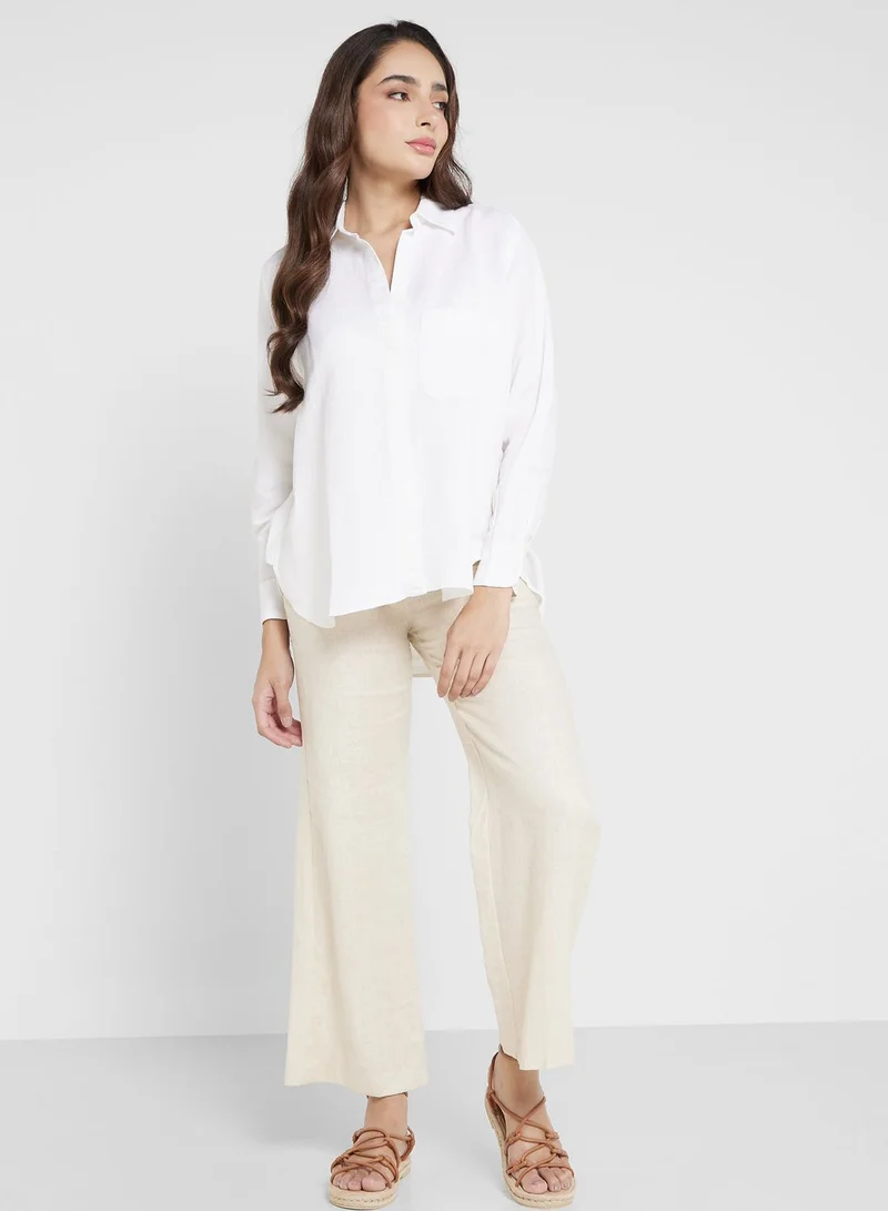 French Connection Pocket Detail Button Down Shirt