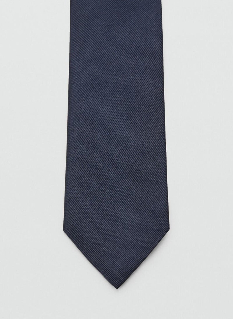 Mango Man Plain silk tie - Image 2