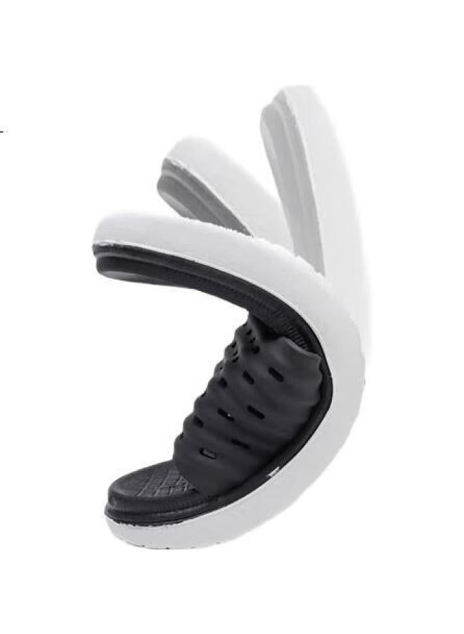 Pull Back Warrior Quick-Drying Men'S Anti-Slip Bathroom Slippers Indoor Outdoor Wear Cool Slippers Hl018019 Blue Gray Size 43 - Image 2