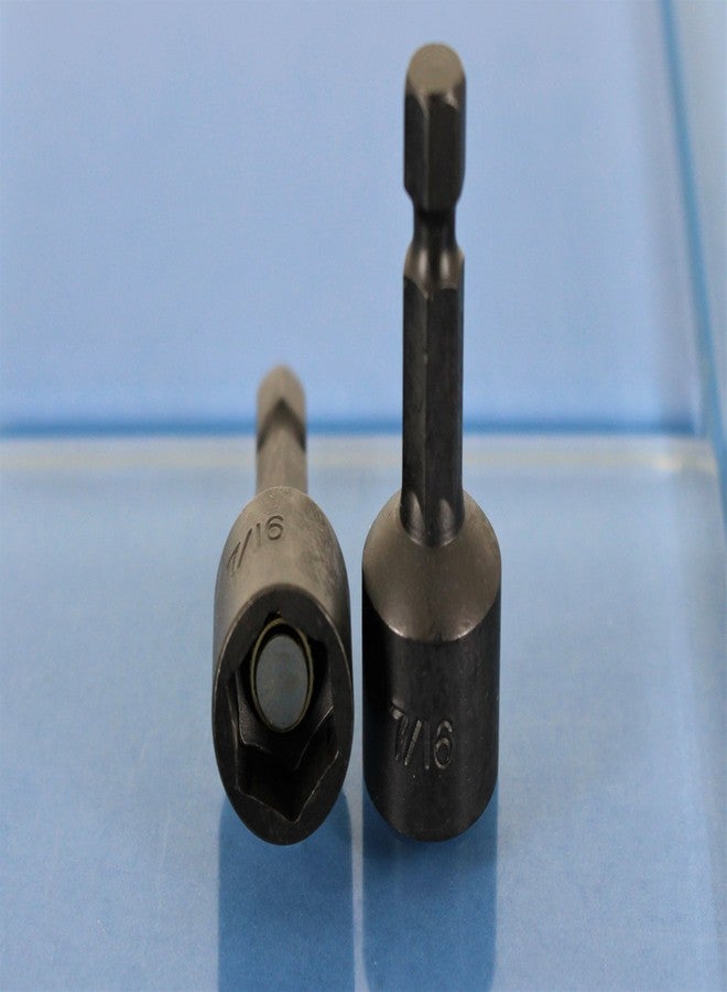 TEMO 10 pc Impact Ready Nut Driver 7/16 Inch Magnetic Nutsetter Set - Image 4