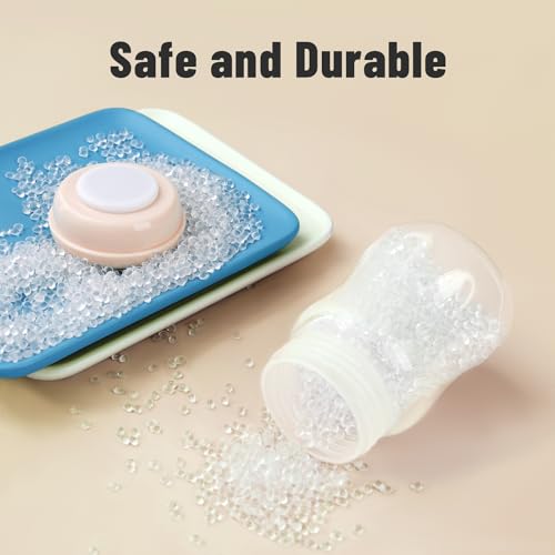 Phanpy Breast Milk Storage Bottles 6pcs with Handwriting Stickers, 6oz Breastmilk Storage Containers for Fridge, Wide Neck Breast Milk Freezer Storage Organizer, Compatible with Phanpy Breast Pump - Image 5