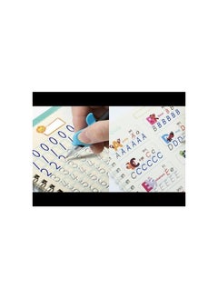 Bills Sank Magic Practice Copybook 4 BOOK 10 REFILL 1 pen 1 grip Number Tracing Book for Preschoolers with Pen Magic Calligraphy Copybook Set Practical Reusable Writing Tool Simple Hand Lettering  - Image 2
