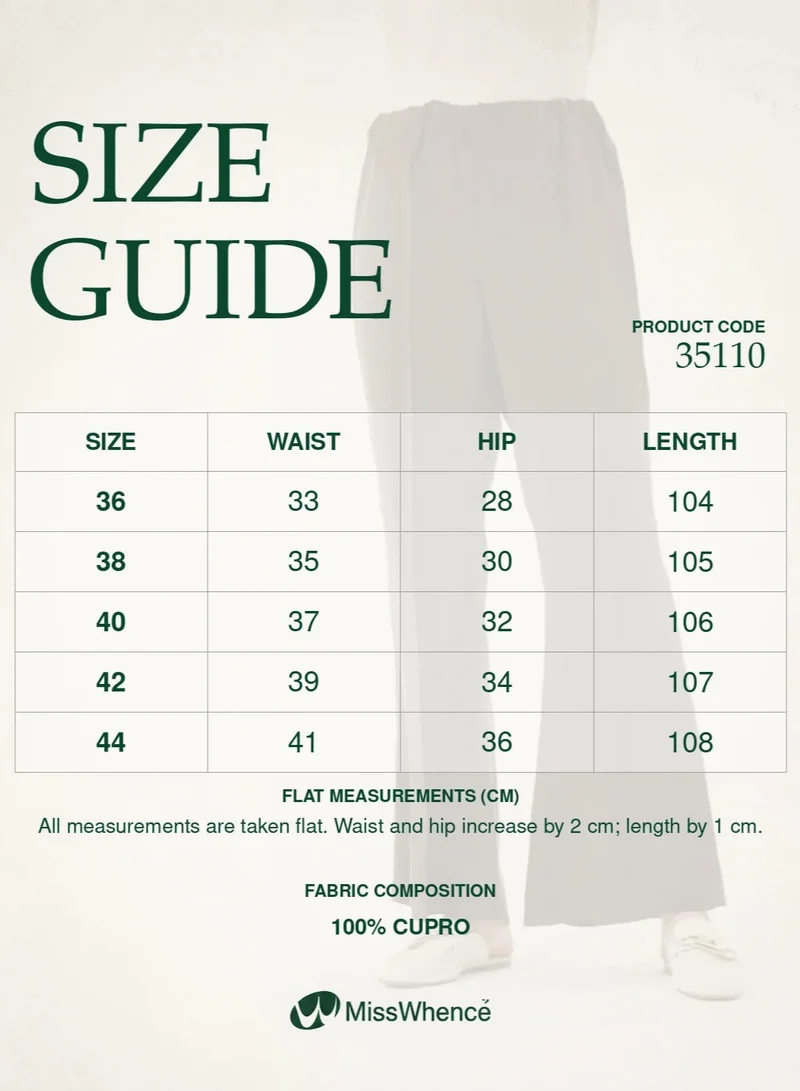 MissWhence  Cupra Relaxed Fit Pants - Green for Women | Best Price UAE