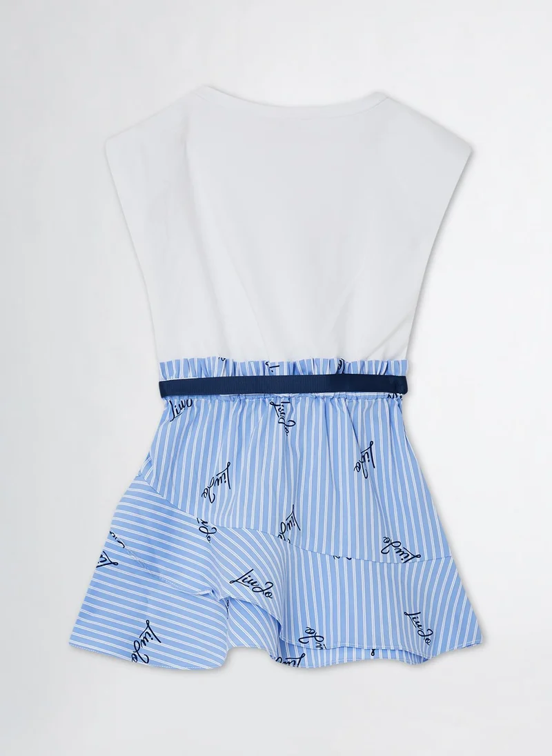 ليو جو Printed Cotton Dress