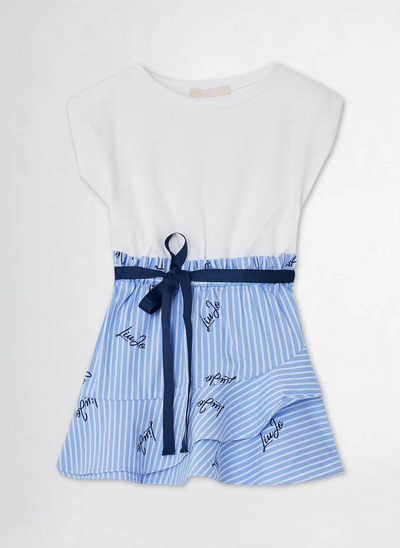 ليو جو Printed Cotton Dress