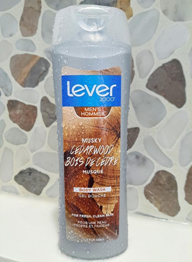 Lever 2000 Musky Cedarwood Body Wash for Men - 11.5 oz (340ml - Fresh and Clean Skin with Bold Spices (1 - Image 4