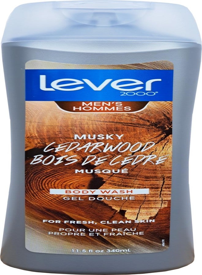Lever 2000 Musky Cedarwood Body Wash for Men - 11.5 oz (340ml - Fresh and Clean Skin with Bold Spices (1 - Image 1