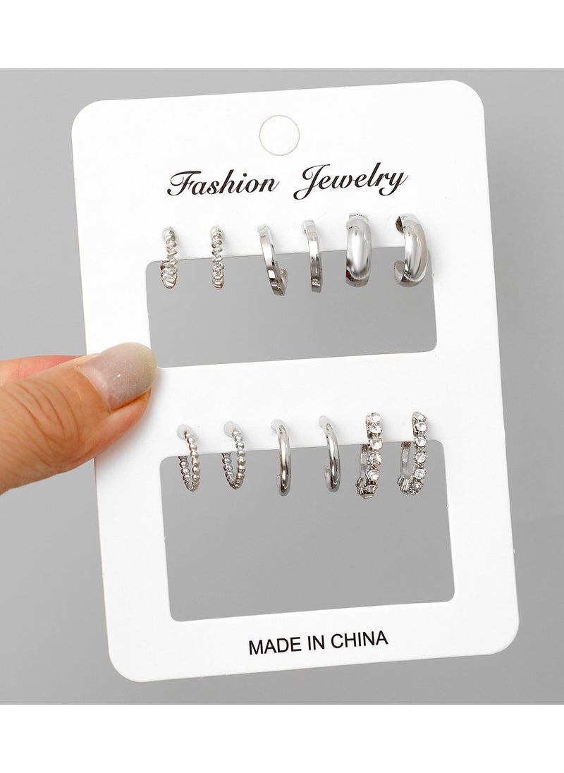 Mark Fairwhale Simple Personalized And Fashionable Earring Set 