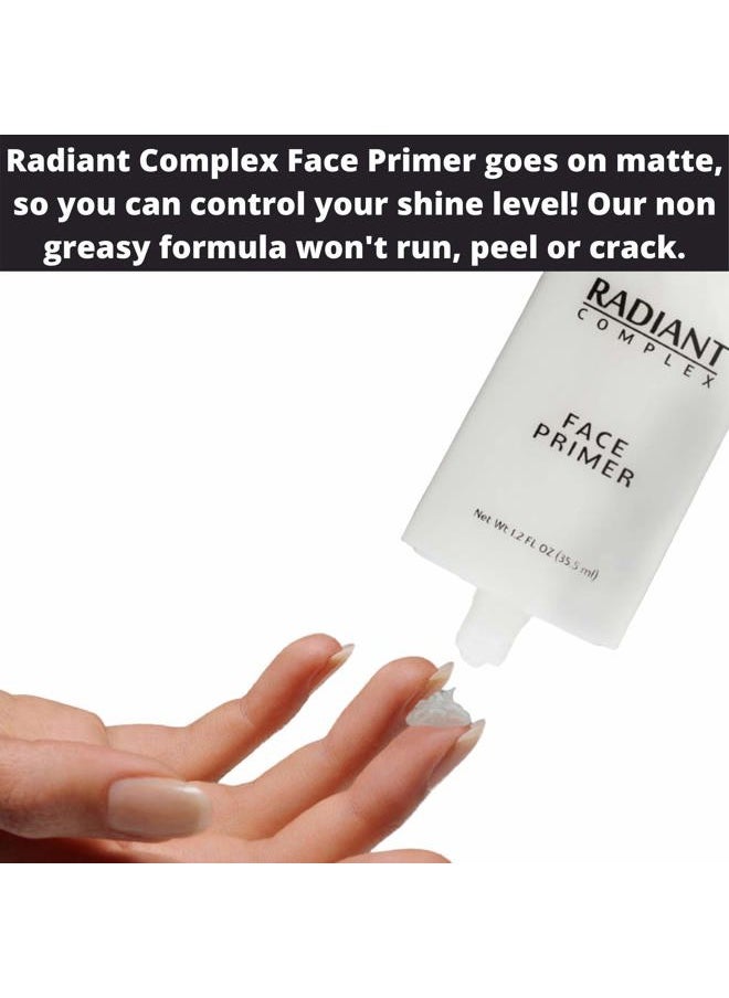 Radiant Complex Best Makeup Base: Radiant Complex Face Primer and Pore Minimizer Transforms Your Skin into a Smooth Matte Canvas for Applying Foundation and Make Up, Hiding Fine Lines, Blemishes and Wrinkles 1.2 OZ  - Image 3