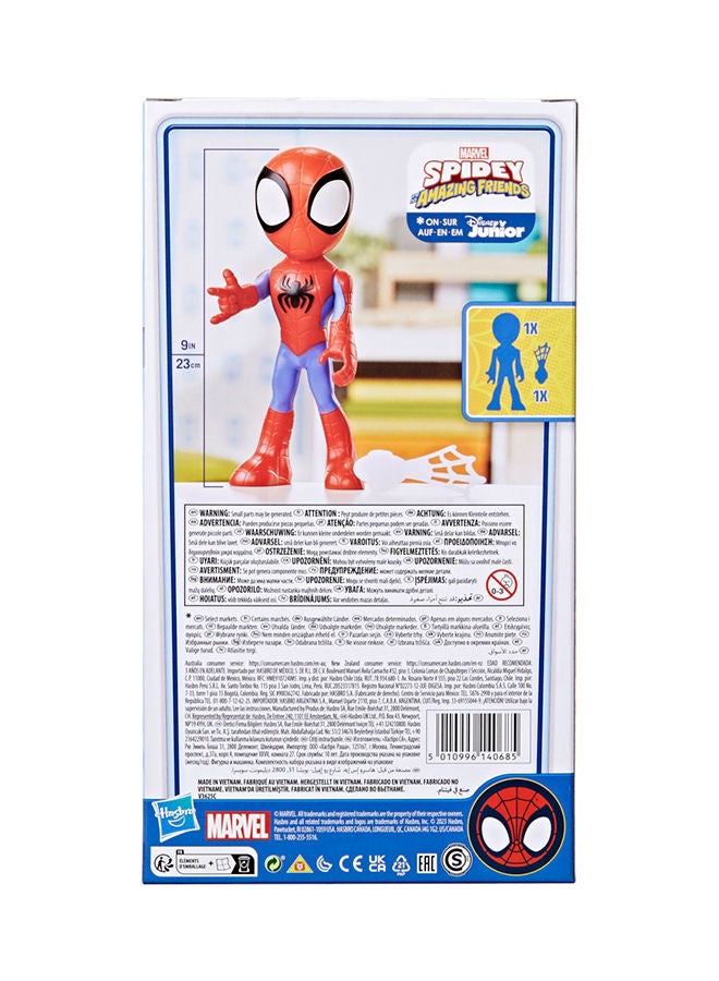 SPIDERMAN Marvel Supersized Spidey Figure, 9-Inch Action Figure, Preschool Toys - Image 3