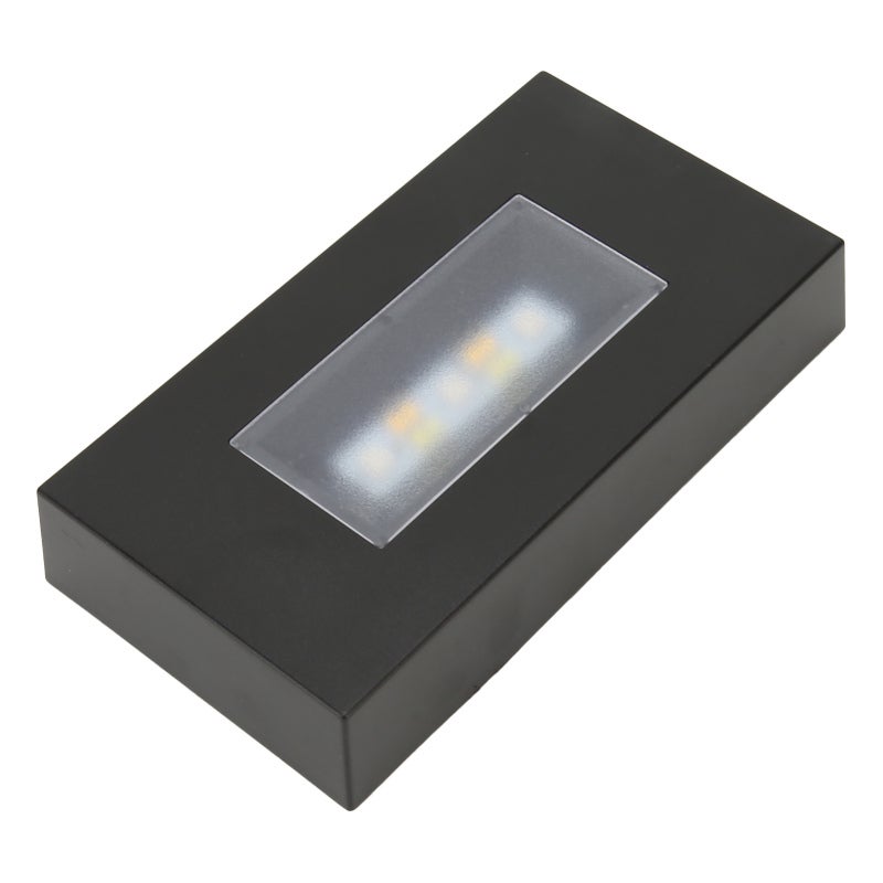 Led Light Stand Base: Rectangle 5-Color Multi Mode - Usb Or Battery Powered Durable Abs Display Base For Tabletop Artwork, Glass Box Mementos And Gifting - Image 2