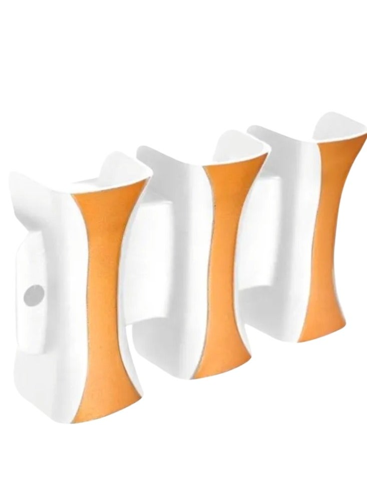 Up Down LED Wall Light 6W Modern Triple Direction Sconce White and Gold Luxury Design Indoor Decorative Lighting Fixture for Living Room and Bedroom 15cm - Image 5