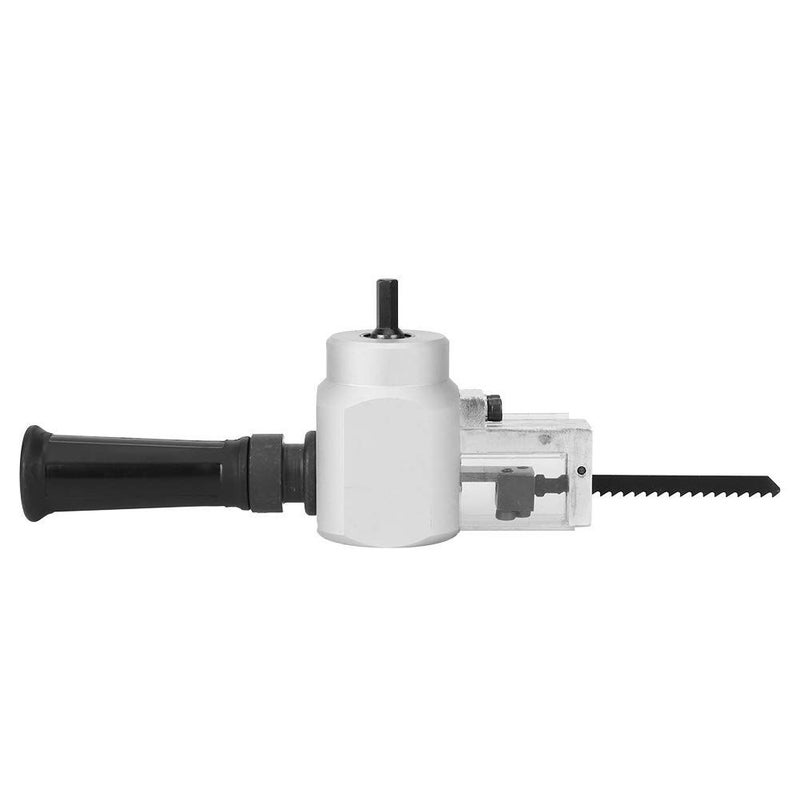 Double Head Metal Cutter Sheet Nibbler Drill Attachment Electric Wood Saw Aluminum Alloy Body with Wrench for Cutting Metal Sheets and Rods Precision Tool for Car Repair - Image 4