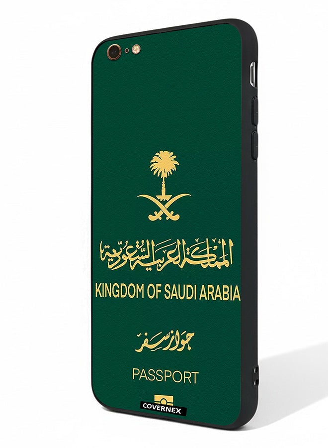 Covernex Apple iPhone 6 Plus Protective Case Cover Printed Featuring Saudi Arabia Passport Inspired Design - Image 1