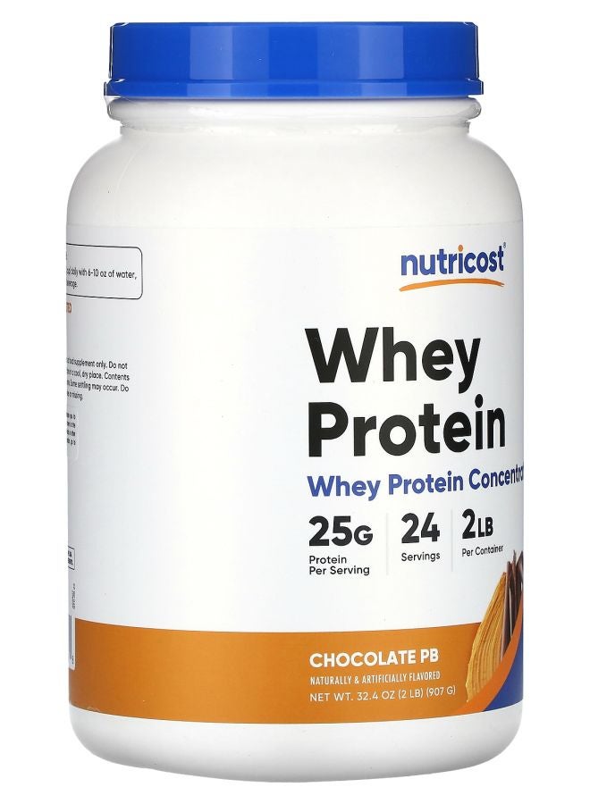 Nutricost Whey Protein Chocolate PB 2 lb (907 g) - Image 2