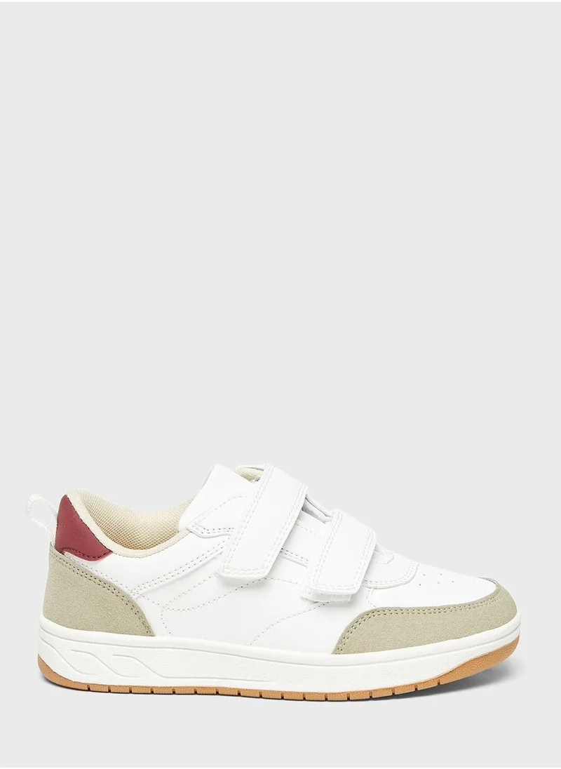 LBL by Shoexpress Kids Low Top Velcro Sneakers