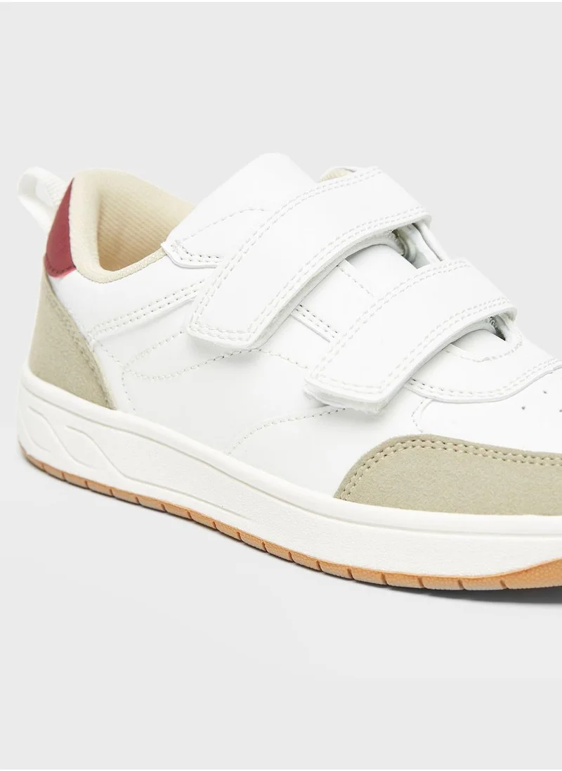 LBL by Shoexpress Kids Low Top Velcro Sneakers