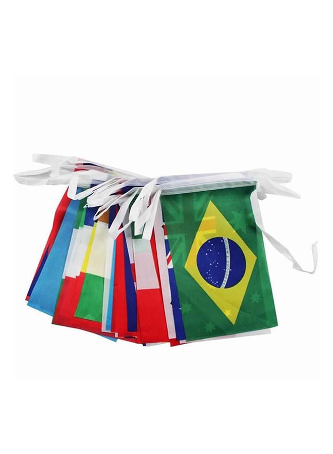 NIBEMINENT 32-Piece Countries Team Flags Banners