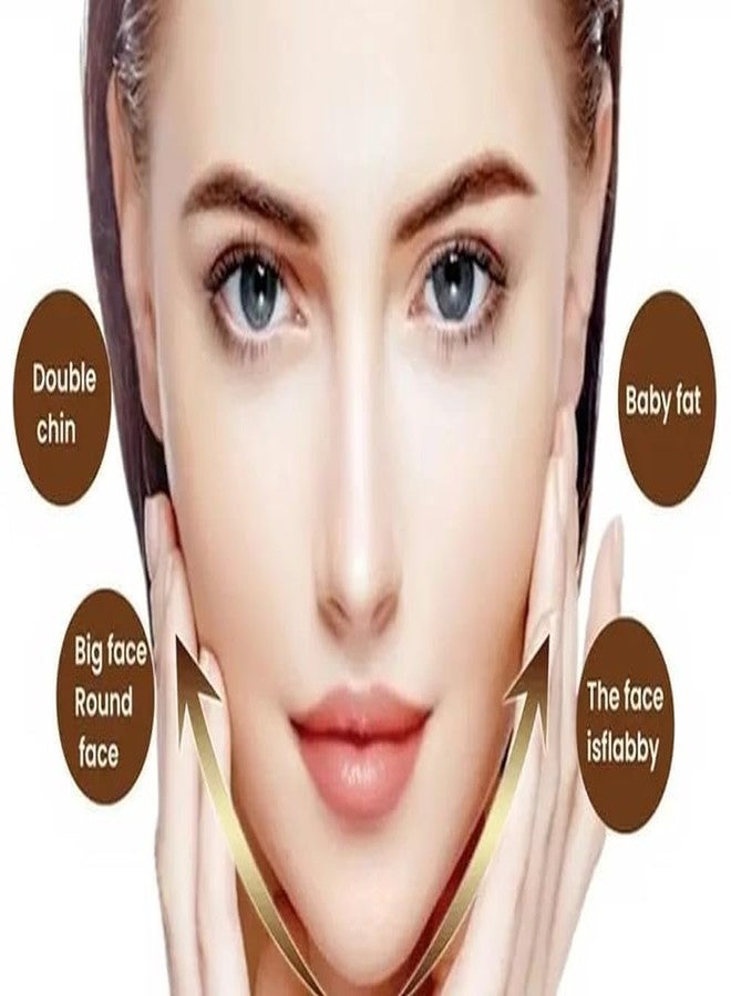 Meliora Silicone Face Lifting Bandage, Reusable Facial Slimming Strap for Double Chin Reduction and Jawline Contouring, Pink - Image 2