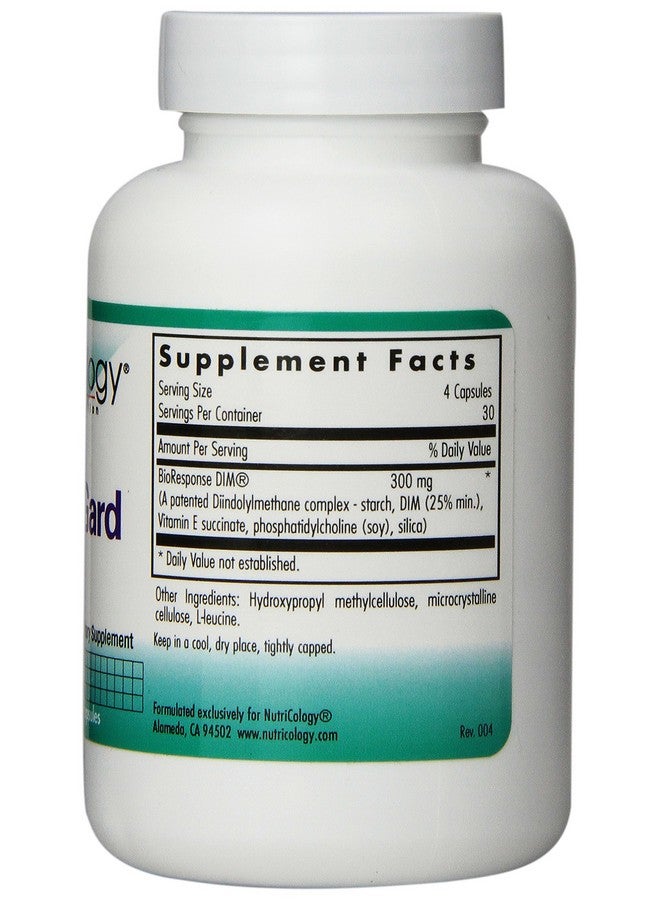 Nutricology IndoleGard Supplement - Supports Healthy Hormone Balance for Women, Promotes Healthy Estrogen Metabolism, PMS Support, Vegetarian Capsules - 120 Count - Image 3