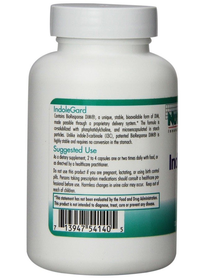 Nutricology IndoleGard Supplement - Supports Healthy Hormone Balance for Women, Promotes Healthy Estrogen Metabolism, PMS Support, Vegetarian Capsules - 120 Count - Image 2