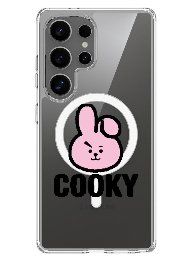 Theodor Magnetic Case for Samsung Galaxy S25 Ultra 6.9-inch Compatible with MagSafe Wireless Charging, Shockproof Phone Bumper Cover Cooky - Image 1