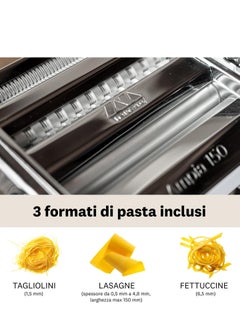 MARCATO Marcato pasta making machine, made in Italy, makes spaghetti, lasagna, fettuccine, and tagliolini.  - Image 5