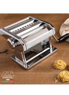 MARCATO Marcato pasta making machine, made in Italy, makes spaghetti, lasagna, fettuccine, and tagliolini.  - Image 1