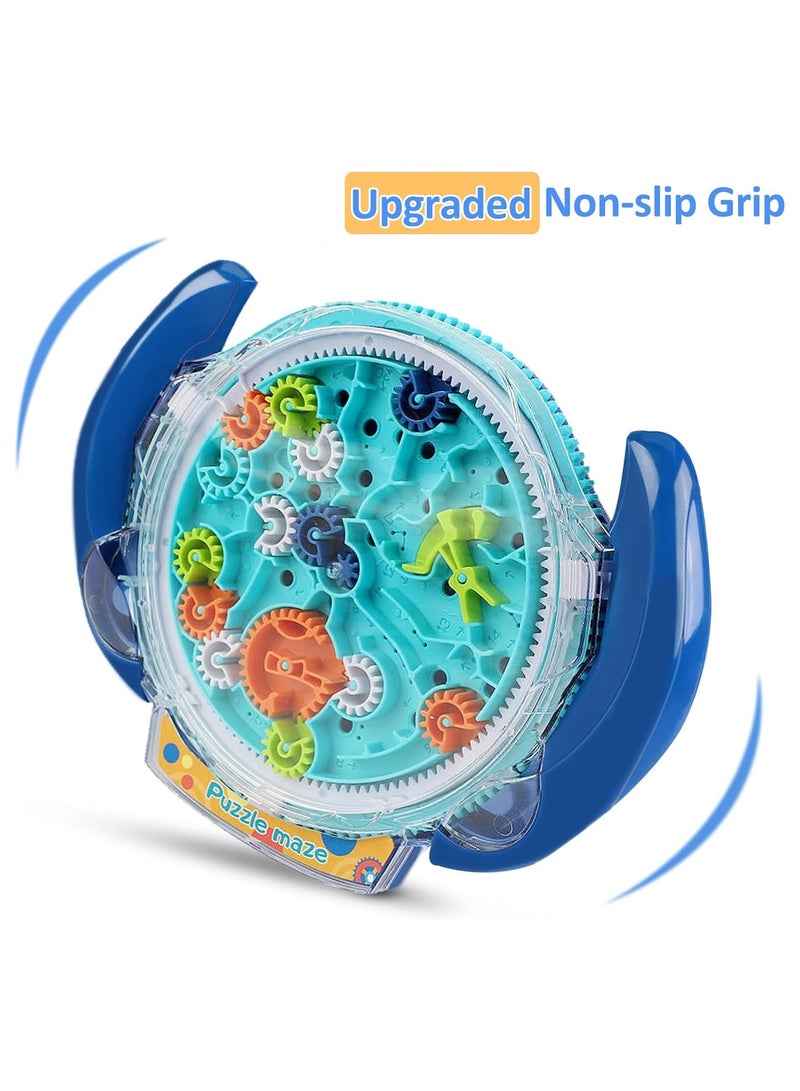 KASTWAVE Brain Teasers Puzzles Games for Kids, 3D Gravity Maze Ball for Kids 3-8, Labyrinth Game Mind Puzzle with Gear Control, Challenges Fine Motor Skills, Puzzle Toys Gifts for Kids Teens, Hard Games - Image 5