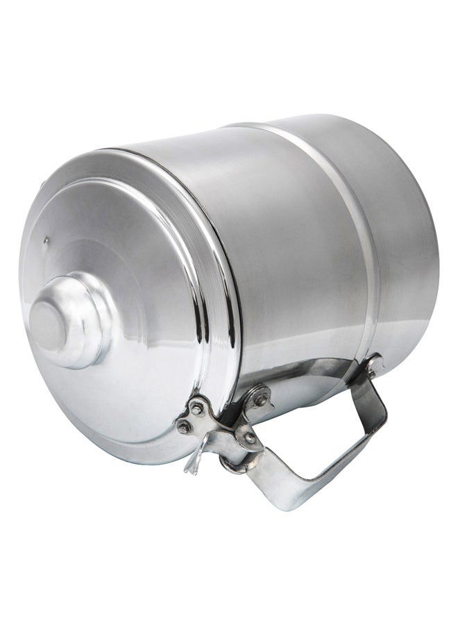 AL SANIDI Boiling Proof Fountain, Indian coffee Dallah, Silver, Size 14 Cm - Image 3