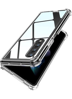 Slim Case Compatible with Samsung Z Fold 4 5G (2022) Ultra-thin Transparent Impact-Resistant and Durable Protective Cases for Galaxy Z Fold 4 Case Wireless Charging Compatible (Clear)