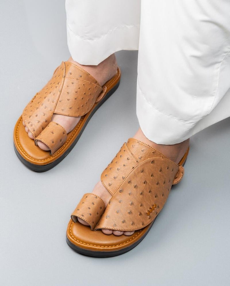 Arabic Sharqi Sandals | Brown | Sandals Traditional footwear - Image 4