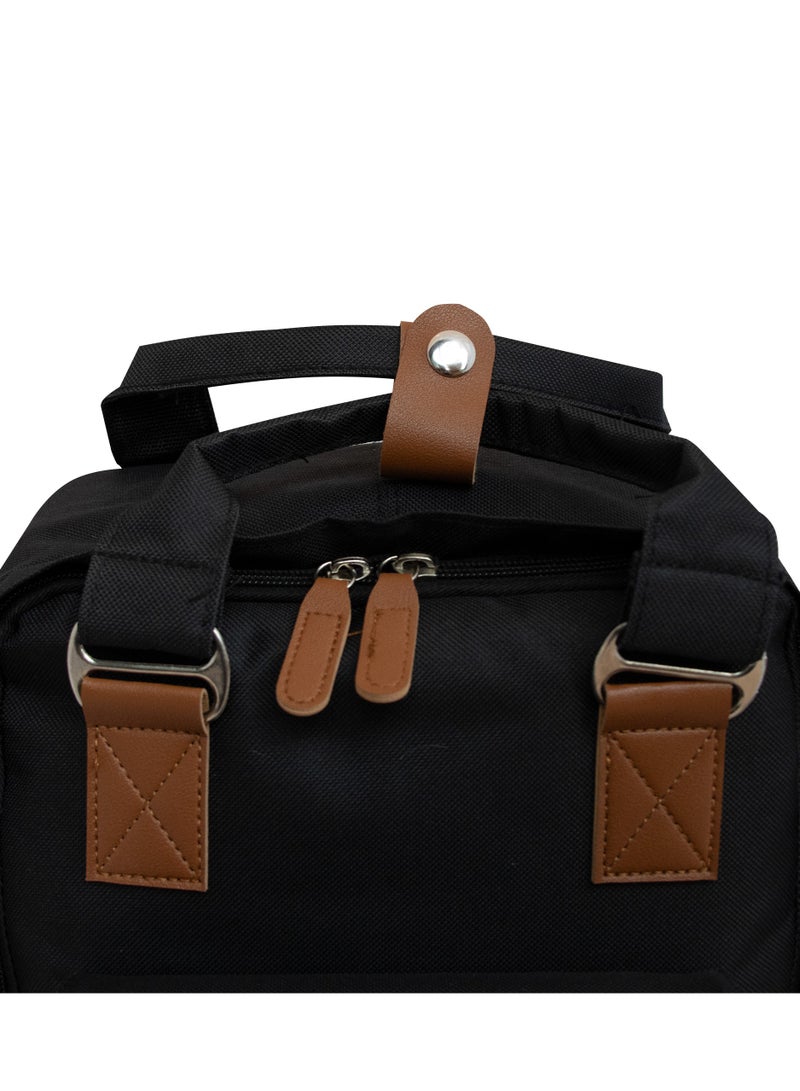 بيج ديزاين حقيبة ظهر للكمبيوتر المحمول للرجال والنساء، حقيبة كمبيوتر محمول مقاس 14 بوصة، مقاومة للماء، مضادة للسرقة، بسعة 10 لترات مع قسم مخصص للكمبيوتر المحمول، حقيبة ظهر للسفر مزودة بمنفذ شحن USB. - Image 4