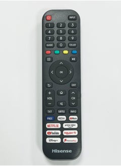 Hisense جهاز تحكم عن بعد جديد بديل من Hisene، متوافق مع جهاز التحكم عن بعد Hisense-VIDAA-TV، جهاز تحكم عن بعد بالأشعة تحت الحمراء جديد ومطور EN2G30H، مع Netflix وPrime Video 