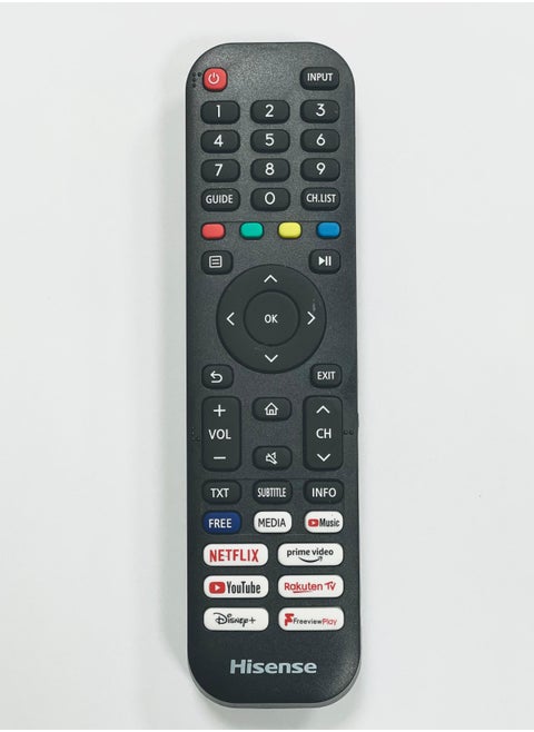 New Replacement Remote Control, Remote Control Fit, Universal Remote Control Compatible with Hisense-VIDAA-TV-Remote, New Upgraded Infrared Remote Control EN2G30H,with Netflix, Prime Video