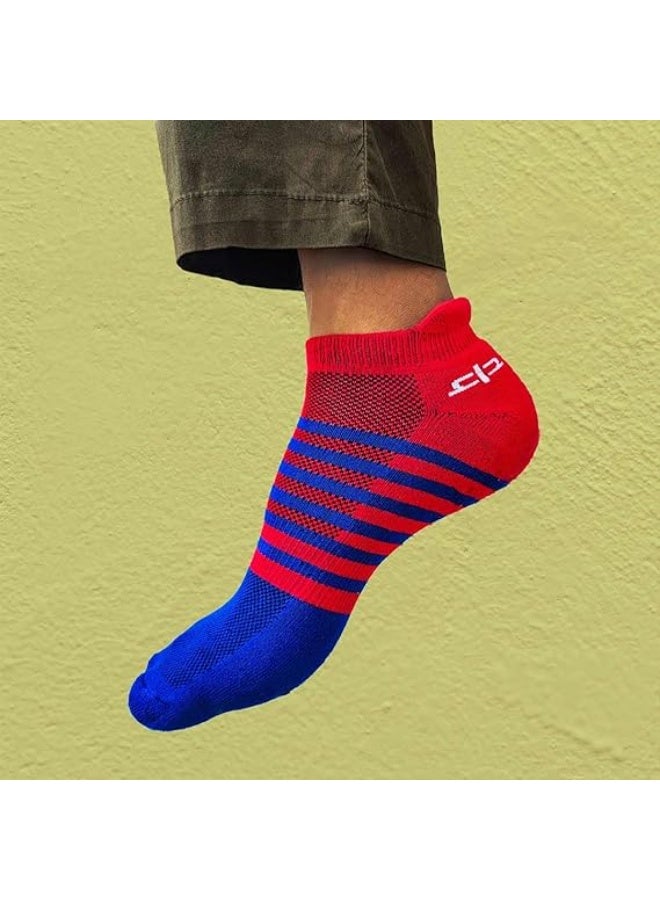 HEELIUM Bamboo Ankle Socks for Men | Odour-Free and Breathable | Padded Base and Anti-bacterial | 3X Softer Than Regular Socks - Image 4