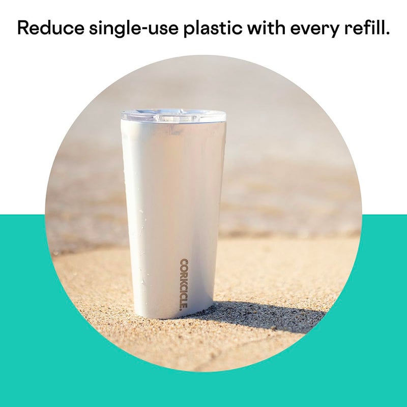 Corkcicle Classic Triple Insulated Coffee Mug with Lid, Neon Lights Kokomo, 24 oz – Stainless Steel Travel Tumbler Keeps Beverages Cold 9+hrs, Hot 3hrs – Cupholder Friendly Travel Coffee Tumbler - Image 5