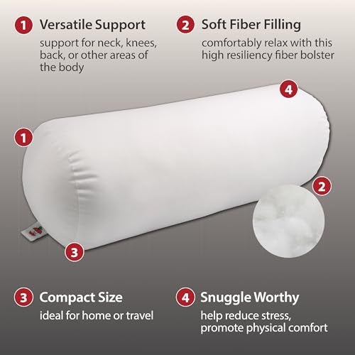 Core Products Jackson Roll Orthopedic Bolster Pillow - Neck, Back, Leg, Knee & Arm Support – Cervical & Lumbar Roll for Pain Relief, Spinal Alignment & Travel Comfort for Bed or Chair - Image 5