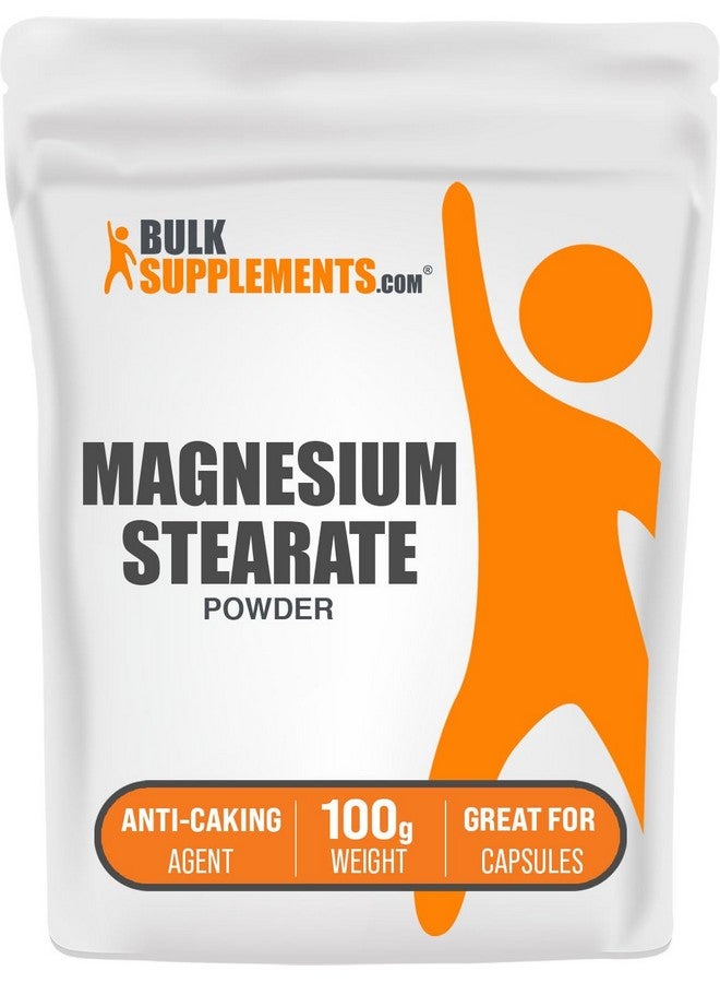 BulkSupplements مسحوق ستيرات المغنيسيوم من BulkSupplements.com - مضاد للتكتل، عامل تدفق، وحشوة - ستيرات المغنيسيوم من الدرجة الغذائية، قد تختلف الحصص - 100 جرام (3.5 أونصة) (عبوة من 1) - Image 1